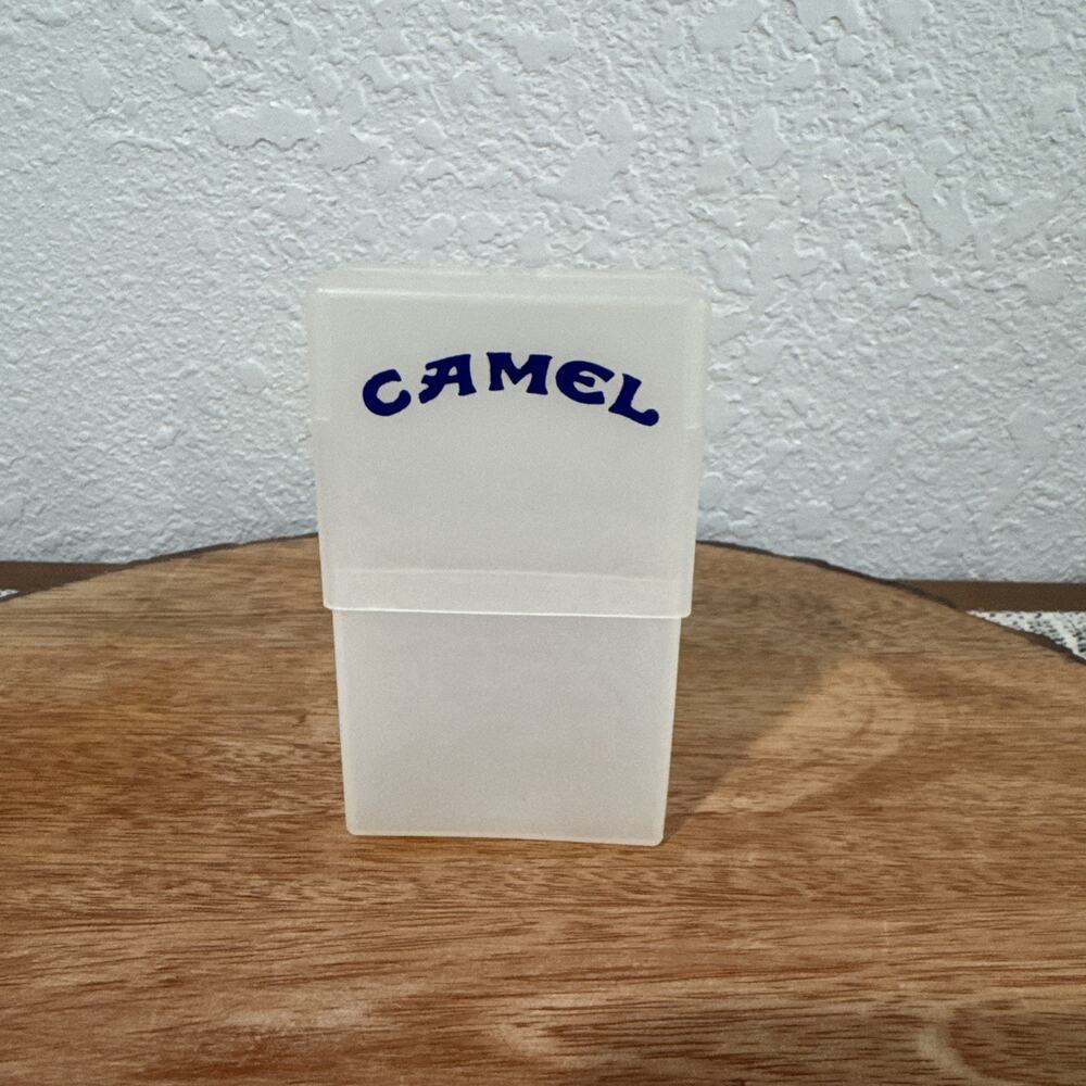 VTG Camel Tobacco Cigarette Pack Holder Plastic "PRINCESS" Tupper Co 2 Piece USA